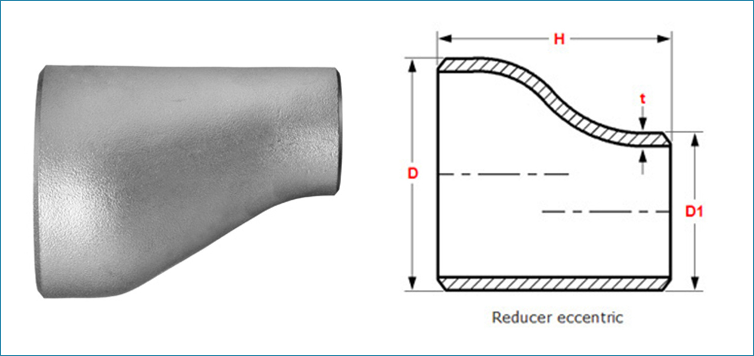 pipe eccentric reducers dimensions
